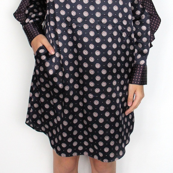 Silk Ruffle Dress - Picture 2 of 4